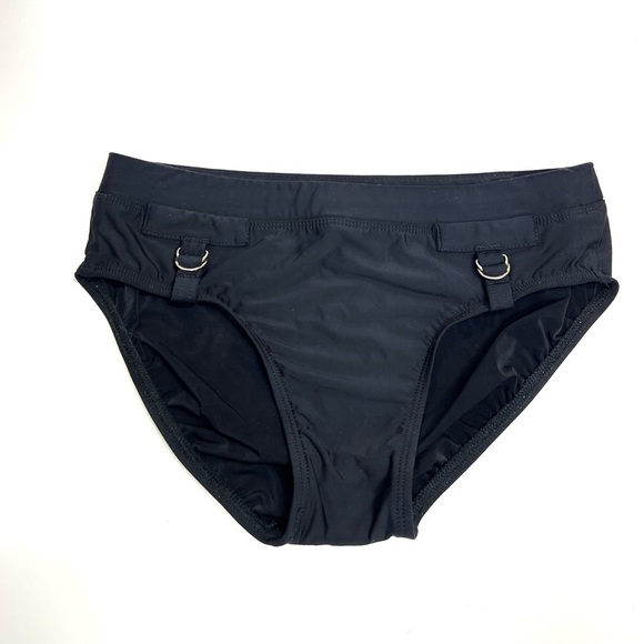 Vintage Other - Vintage Jantzen Black Swimsuit Bottoms with Silver Hardware Size 6